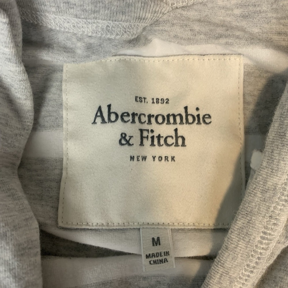 Abercrombie & Fitch Dress Womens Medium Mini Stretch Knit Preppy Casual Striped - Picture 6 of 9